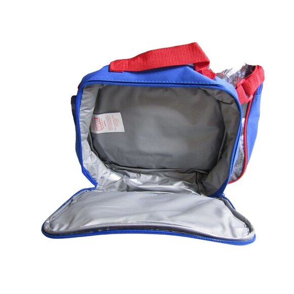 Spiderman DC Ultimate Super Heroes Backpack Lunch Bag Boys 16 Inch NWT - Picture 3 of 6